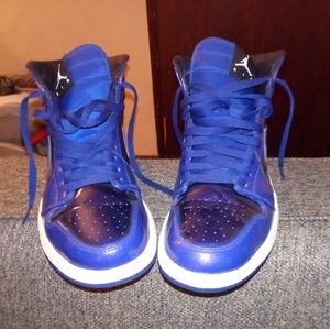 Mens purple jordan one's